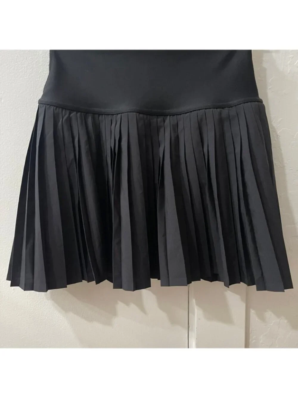 Alo yoga Black Pleated Skirt